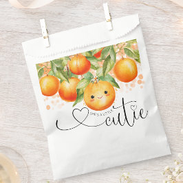Kleine Süsse Orange Citrus Baby Dusche Geschenktütchen