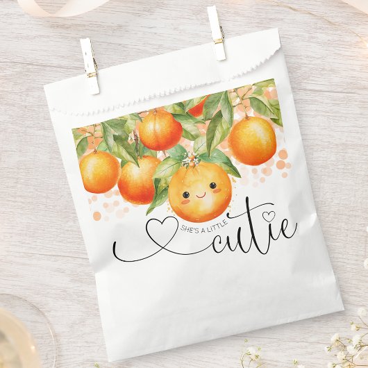 Kleine Süsse Orange Citrus Baby Dusche Geschenktütchen