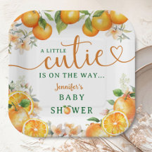 Kleine Süsse Orange Citrus Baby Dusche