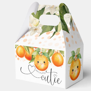 Kleine Süße Orange Citrus Baby Shower Geschenkschachtel