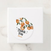 Kleine Süsse Orange Citrus Vielen Dank Geschenkanhänger (Beispiel)