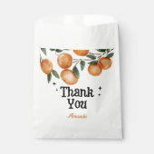 Kleine Süsse Orange Citrus Vielen Dank Geschenktütchen (Vorderseite)