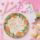 Kleine Süsse Orange Gender Neutral Baby Dusche Pappteller (Party)