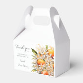 Kleine Süsse Orange Mandarine Baby Dusche Citrus Geschenkschachtel (Vorderseite)