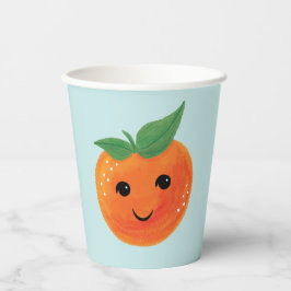 Kleine Süsse Orange Paper Cup Pappbecher