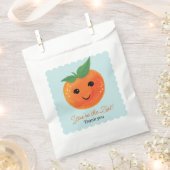 Kleine Süsse Orangen neutrale Gefälligkeitsflaggen Geschenktütchen (Ausgeschnitten)