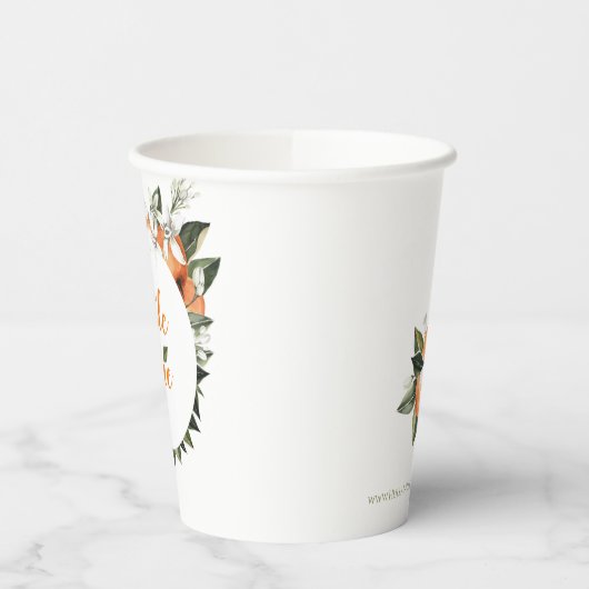 Kleine Süsse Papier Cups Kleine Süsse Babydusche Pappbecher (Links)