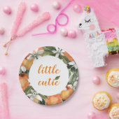 Kleine Süsse Papier Teller Orange Paper Teller (Party)