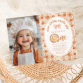 Kleine Süsse Pie 1. Geburtstag Blumenkohl Foto Einladung