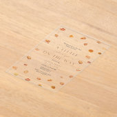 Kleine Süsse Pie Acryl Babydusche Einladung (Ablage )