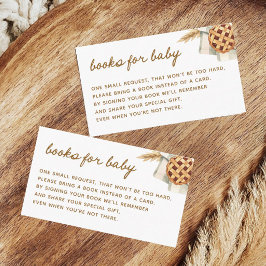 Kleine Süsse Pie Baby Duschbücher für Baby Begleitkarte
