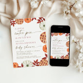 Kleine Süsse Pie Baby Dusche Einladung