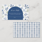 Kleine Süsse Pie Babydusche Aufsteckkarte Begleitkarte (Vorne/Hinten)