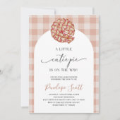 Kleine Süsse Pie Babydusche Einladung (Vorderseite)