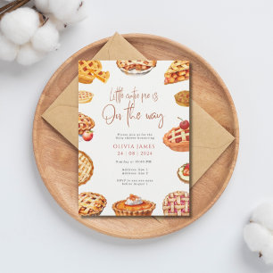 Kleine Süsse Pie Babydusche Einladung