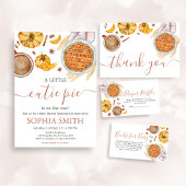 Kleine Süsse Pie Babydusche Einladung