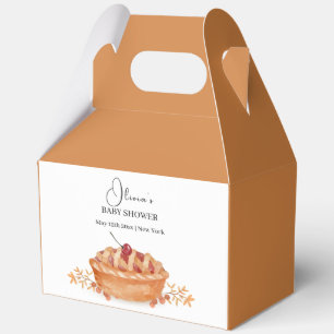 Kleine Süsse Pie Cherry Rustic Fall Baby Dusche Geschenkschachtel