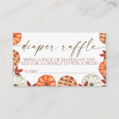 Kleine Süsse Pie Diaper Raffle Umschließkarte Begleitkarte (Vorderseite)