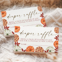 Kleine Süsse Pie Diaper Raffle Umschließkarte