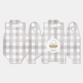 Kleine Süsse Pie Erntedank White Baby Dusche Geschenkschachtel (Ungeklappt)