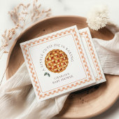 Kleine Süsse Pie Fall Babydusche Serviette