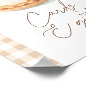 Kleine Süsse Pie Fall Kinderduschkarten und Gesche Poster (Ecke)