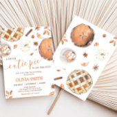 Kleine Süsse Pie Fall Pumpkin Baby Dusche Einladung