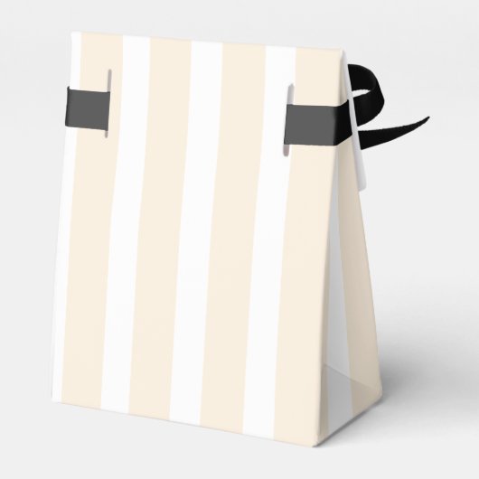 Kleine Süsse Pie Fall Stripes Pumpkin Baby Dusche Geschenkschachtel (Rückseite)