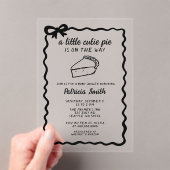 Kleine Süsse Pie Hand gezeichnet Doodle Fall Baby Acryleinladungen (Insitu (Handheld))