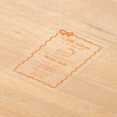 Kleine Süsse Pie Hand gezeichnet Doodle Fall Baby Acryleinladungen (Ablage )