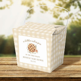 Kleine Süsse Pie ist auf dem Weg Babydusche Geschenkschachtel