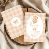 Kleine Süsse Pie minimalistische Buggelspitzendusc Einladung