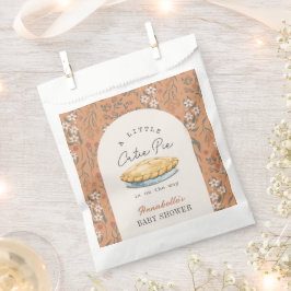 Kleine Süsse Pie Orange Floral Baby Dusche Geschenktütchen