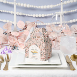 Kleine Süsse Pie Pink Floral Baby Dusche Geschenkschachtel