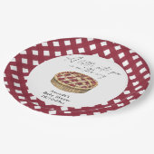 Kleine Süsse-Pieb-Dusche Pappteller (Schrägansicht)