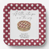 Kleine Süsse-Pieb-Dusche Pappteller (Vorderseite)