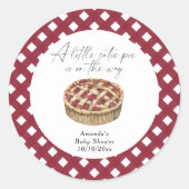 Kleine Süsse-Pieb-Dusche Runder Aufkleber (Vorderseite)