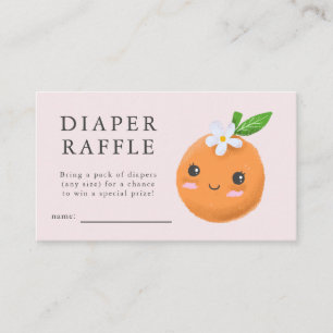 Kleine Süsse Pink Babydusche Windeln Raffle Ticket Begleitkarte