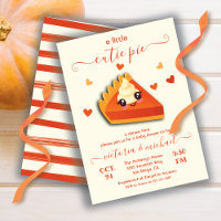 Kleine Süsse Pumpkin Pie Slice Herbstdusche Kinder