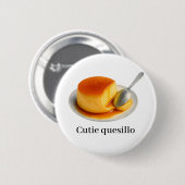 Kleine Süsse quesillo Herbstleaves Kinderdusche Button (Vorne & Hinten)