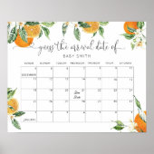 Kleine Süsse Raten Sie den Fälligkeitskalender Pos Poster (Vorne)