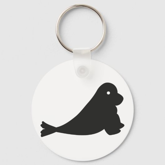 Kleine Süße Robbe Schlüsselanhänger (Vorderseite)