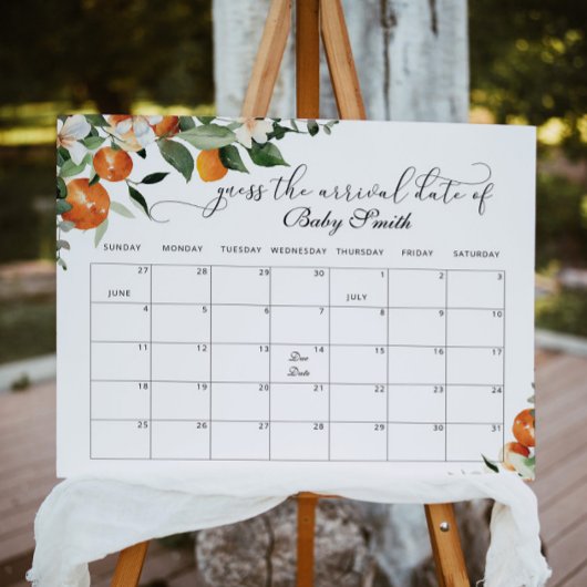 Kleine Süsse schätzt den Fälligkeitskalender Poster