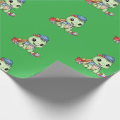 Kleine süße Schildkröte Geschenkpapier (Ecke)