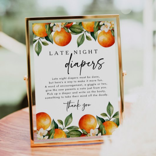 Kleine Süsse Spätspätspülung Windeln Baby Duschspi Poster