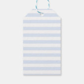 Kleine Süsse Thema Blue Baby Dusche Gefallen Geschenkanhänger (Rückseite)