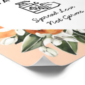 Kleine Süsse Themed Sanitizstation Babydusche Poster (Ecke)