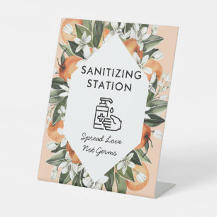 Kleine Süsse Themed Sanitizstation Babydusche Sockelschild