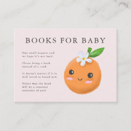 Kleine Süsse Themenbücher für Baby Pink Baby Showe Begleitkarte