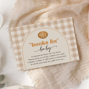 Kleine Süße Torte Herbst-Baby-Party Begleitkarte